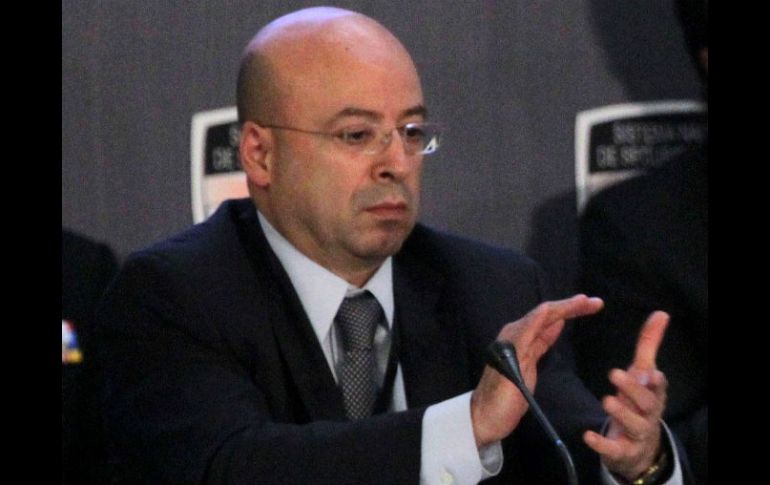 Renato Sales informó de la disminución del secuestro, el narcomenudeo y la extorsión en la región occidente. SUN / C. Mejía