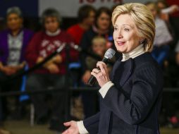 Clinton lidera las encuestas del Partido Demócrata con gran ventaja. EFE / T. Maury