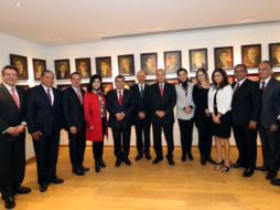 La reunión fue encabezada por Beltrones, acompañado por la secretaria general, y los aspirantes a la candidatura. TWITTER / @PRI_Nacional