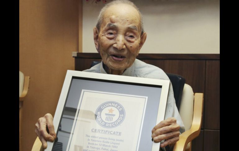 Koide que nació en 1903 fue nombrado en agosto pasado el hombre vivo más viejo del mundo. AP / ARCHIVO