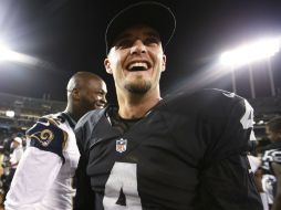 El pasador de 24 años de edad se convirtió en el quinto mariscal de Oakland que es elegido para el Tazón de los Profesionales. AP / ARCHIVO