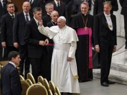 El Papa realizó este acto con mujeres y hombres de otras religiones, poco después de su elección. AFP / A. Solaro