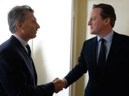 Hablaron de oportunidades para empresas británicas de numerosos sectores de invertir en Argentina. EFE / Presidencia de Argentina