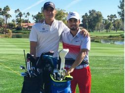 Ortiz cayó en la clasificación del certamen mientras que Abraham Ancer (izquierda) tuvo un mal inicio y se posicionó en el lugar 147. INSTAGRAM / carlosortizgolf
