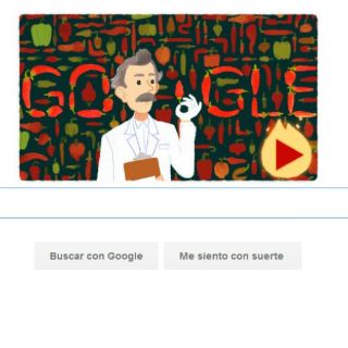 Google rinde un 'picante' homenaje a Wilbur Scoville