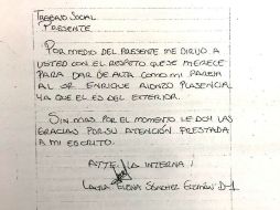 Incluso dijo que puede someterlo a un perito para que corrobore los datos. SUN / ARCHIVO