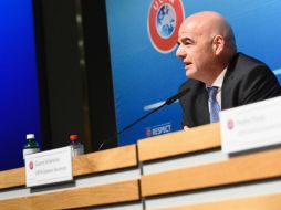 Infantino fue respaldado de forma unánime. AFP / A. Grosclaude