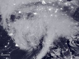 Capta la dimensión del fenómeno que va desde Texas hasta el extremo oeste de Virginia. AFP / NASA-NOAA