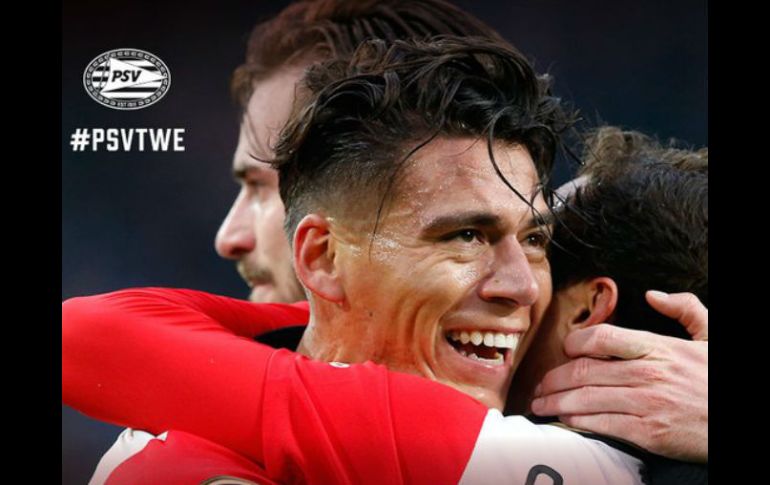 Esta es la segunda semana consecutiva que Héctor Moreno anota. TWITTER / @psv