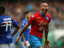 Marek Hamsik anotó al minuto 60 y guió a su equipo a los tres puntos. AFP / M. Bertorello