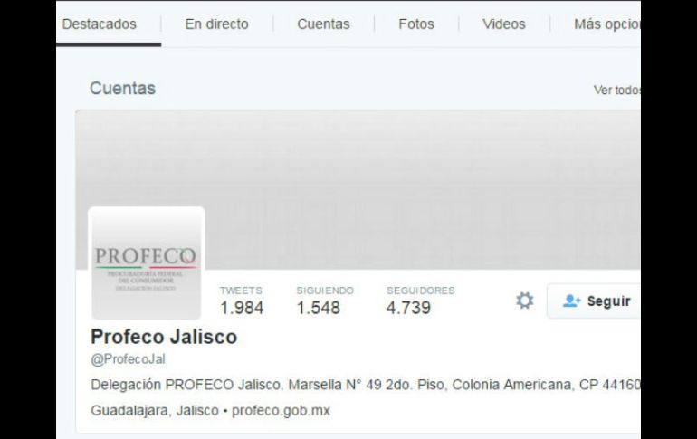 La cuenta no ha estado actualizada desde diciembre, pero se siguen recibiendo quejas. TWITTER / @profecojal