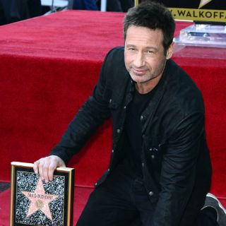 David Duchovny brilla en el Paseo de la Fama