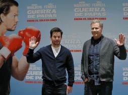 Will Ferrell y Mark Walhberg hablaron del tema en una conferencia de prensa en la capital mexicana para presentar 'Guerra de papás'. EFE / J. Méndez