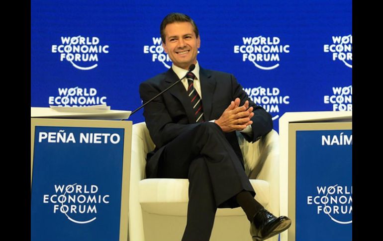 Peña Nieto dijo a la prensa que existe 'un gran potencial' para incrementar el flujo comercial con Argentina. SUN / ARCHIVO