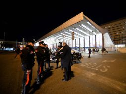 Durante el operativo, denominado 'Fuorigioco', también fueron confiscados 12 millones de euros y fue registrada la sede del Milán. AFP / F. Monteforte