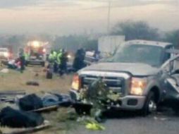Los peregrinos procedentes del Estado de México se dirigían a San Juan de los Lagos. TWITTER / @luismiguelbaraa