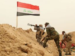 Las fuerzas iraquíes luchan contra el EI para recuperar el control de la provincia de Al Anbar. AP / H. Mizban