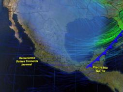 En el video se detallan los fenómenos meteorológicos que afectan al país. TWITTER / @conagua_mx