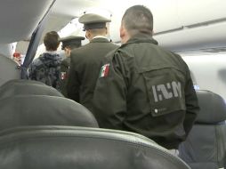 Couch llegó en un vuelo comercianl al aeropuerto de Dallas-Fort Worth. AP / Instituto Nacional de Migración