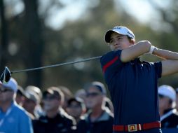 Ortiz arrancó desde la Tee 10 y aunque no estuvo exento de 'bogeys' se encuentra a tres impactos de de los líderes del certamen. AFP / D. Miralle