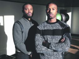Ryan Coogler (izquierda) acompaña al protagonista de la historia interpretado por Michael B. Jordan. AP /