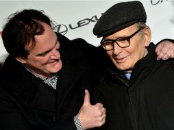 'Morricone es el Mozart de nuestros días', expresa Quentin Tarantino. AFP / T. Fabi