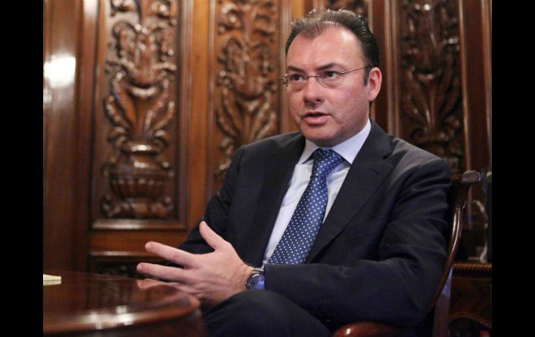 Videgaray afirma que ''estamos reduciendo la deuda y el déficit'' sin dañar la economía de la población. EL INFORMADOR / ARCHIVO