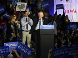 'Es demasiado tarde para la política tradicional y la economía tradicional', dijo Bernie Sanders, senador demócrata por Vermont. EFE / L. Smith