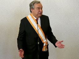 El político da las declaraciones tras recibir la Gran Cruz de la Orden de la Libertad en Portugal. EFE / M. A. López