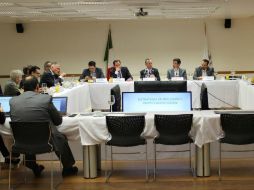 Imagen de la reunión entre la Coparmex y Miguel Castro. ESPECIAL / Sedis