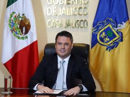 En el tema de seguridad, hizo una pequeña autocrítica, al reconocer que no se ha logrado obtener los resultados anhelados. ESPECIAL / Gobierno de Jalisco