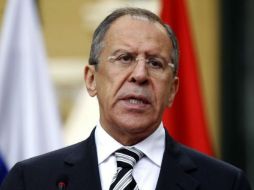 Serguei Lavrov declaró que la Aviación rusa no cesará sus acciones. AP / ARCHIVO