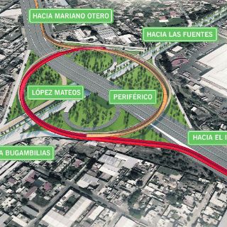 Lista, solución vial para cruce de López Mateos y Periférico