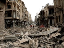 El Observatorio no precisó si los aeroplanos eran de la fuerza aérea siria o rusos. EFE / SANA