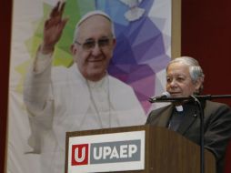El arzobispo de Puebla durante las Jornadas de Teología y Pastoral de preparación para la visita. NTX / C. Pacheco