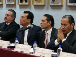 En la imagen Servando Sepúlveda, López Lara, Enrique Aubry y Eduardo Almaguer. EL INFORMADOR / M. Vargas