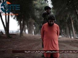 El asesinato aparece en los últimos minutos de la grabación. TWITTER / @siteintelgroup