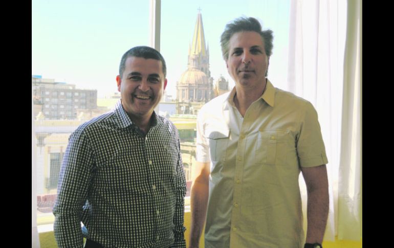 Arturo Gómez Poulat y Marco Parisotto dieron los detalles de la velada de hoy. EL INFORMADOR / K. Gómez