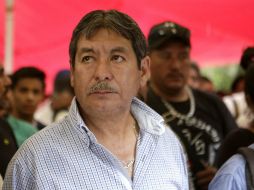 Rubén Núñez, de la Sección 22, afirma que el Gobierno actúa en una lógica de criminalización de las protestas. EFE / ARCHIVO