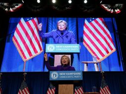 Clinton busca recibir un fuerte respaldo de los hispanos, los negros y otras minorías a fin de derrotar a Bernie Sanders. AFP / J. Sullivan
