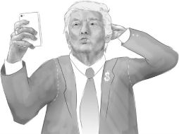 El irredento Donald Trump, que bien propone la cómica medida de pedirle a México que pague por un muro en la frontera. EL INFORMADOR / Santiago S. Mora