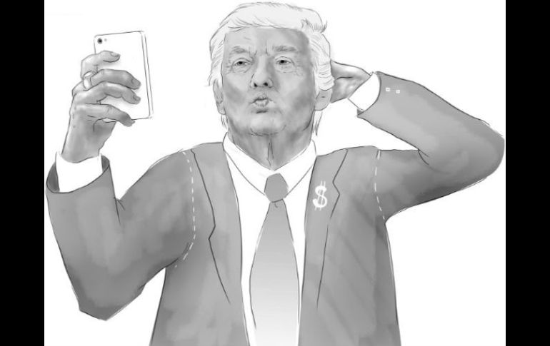 El irredento Donald Trump, que bien propone la cómica medida de pedirle a México que pague por un muro en la frontera. EL INFORMADOR / Santiago S. Mora