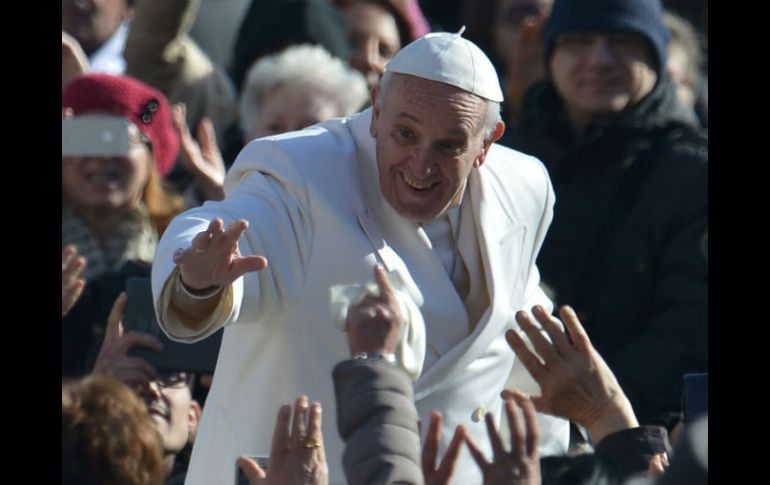 Francisco ha dejado claro que sabe de la realidad de este país. AFP / T. Fabi