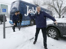 Bush obtuvo apenas el tres por ciento de apoyo en Iowa. AP / S. Senne