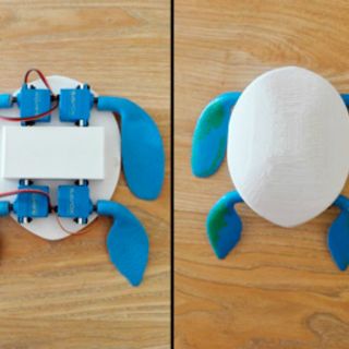 Diseñan robot tortuga para mejorar la producción de acuicultura