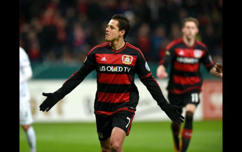 Javier anotó el único gol de su equipo en el partido, al cobrar un penal. AFP / P. Stollarz