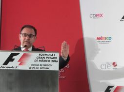 Federico González, director del GP de México. EFE / S. Gutiérrez