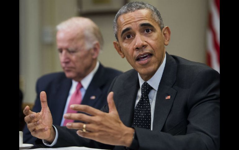 El presidente de EU presentó un proyecto de presupuesto por 4.1 billones de dólares. EFE / S. Thew