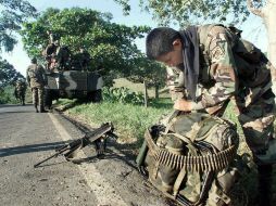 El Ejército está atento a ciudades en donde el ELN puede actuar este mes que han establecido para celebrar a sus terroristas. AFP / ARCHIVO