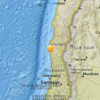 Se registra sismo en Chile